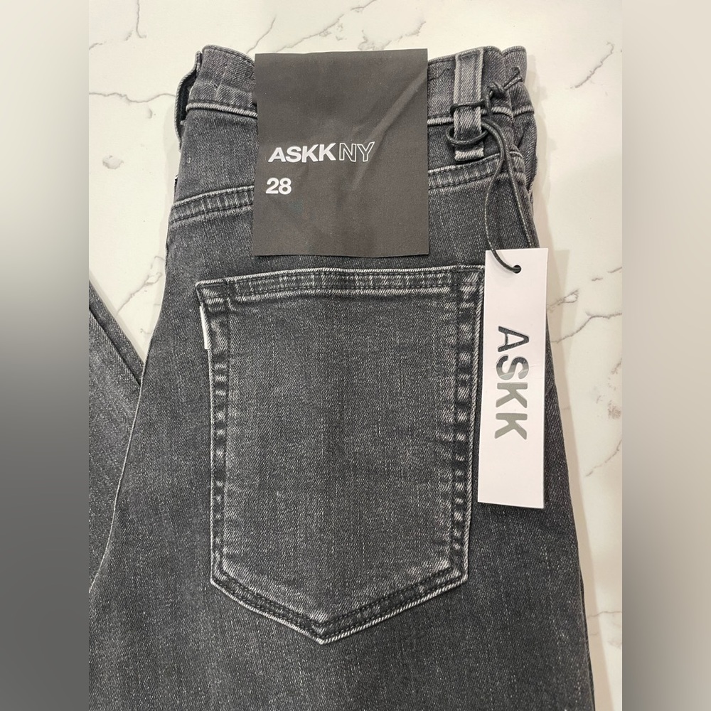 ASKK NY The Geek High-Rise Ankle Jeans —-SOLD